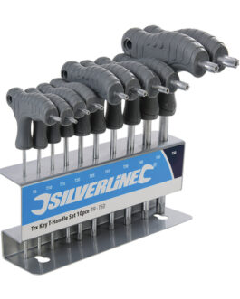 Silverline TRX Key T-Handle Set 10pce T9 To T50