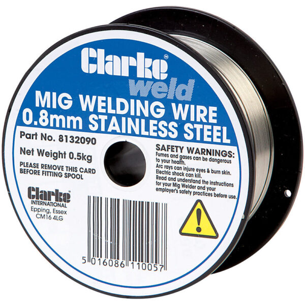 Clarke MIG Stainless Steel Welding Wire 0.8mm