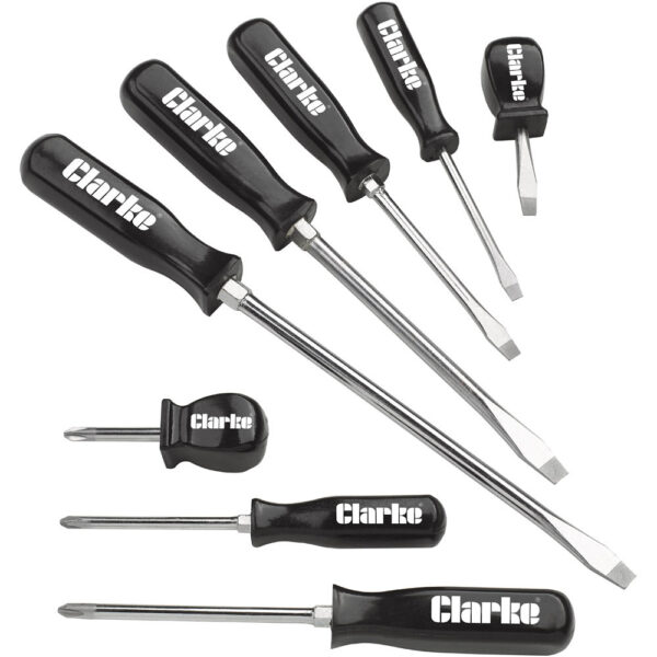 Clarke CHT122 8-Pce Screwdriver Set